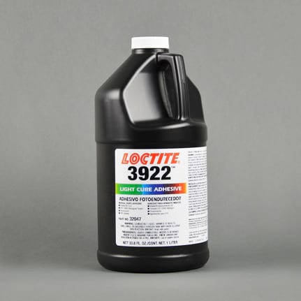 漢高樂泰 3922 光固化醫療器械膠粘劑 透明 1升桶裝